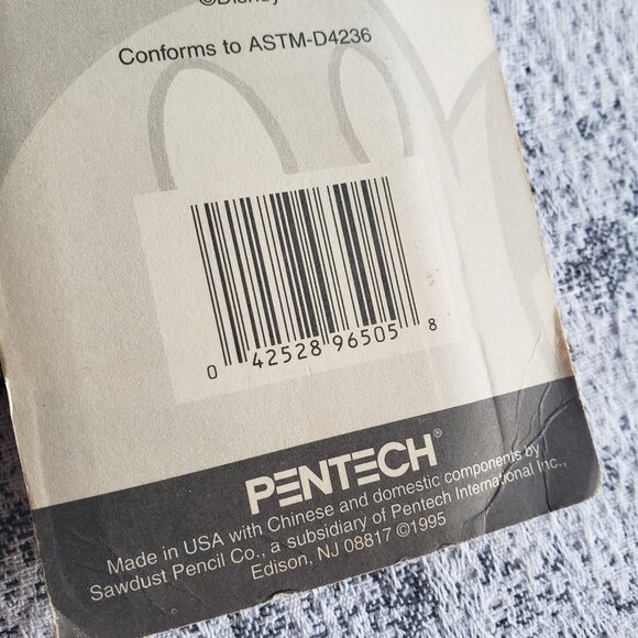 Mickey Unlimited Cosmick Sawdust Pencil Co 1995 Sealed Pencil Pack of 5 - Picture 4 of 5